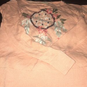 Peach Hollister Sweater